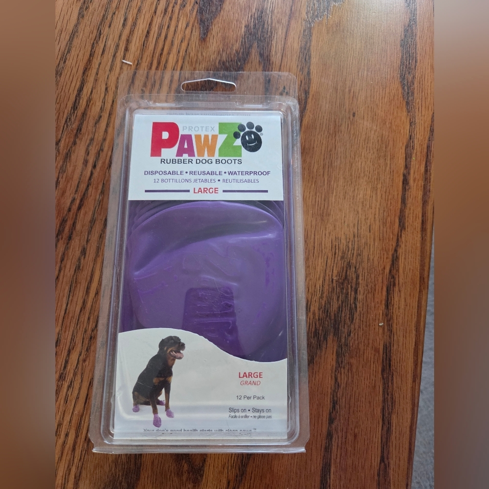 Pawz Rubber Dog Boots Size Large